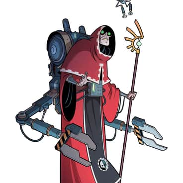 Tech-Priest by Dan Boultwood (bazazatron | mr_blue_ruin | danboultwoodesq)