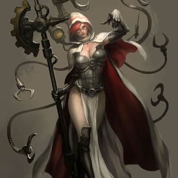 The Female Tech-Priest by Yosafat Bayupratama (CELENG | CelengAdeptus | YosBayu | bunimillennial)