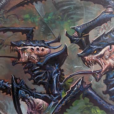 Tyranid Warriors by Adrian Smith (adriansmithartist)
