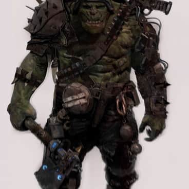 Blood Axe Space Ork by Daniel Irwin (dp.irwin.art)