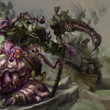 Maggotlord Daemon Prince by Owen Pierce