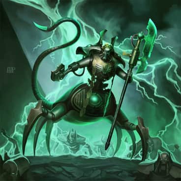 Necron Overlord Serket by Elijah ArhPriest (Elijah Gurenko | Ilya Gurenko | arhpriest)