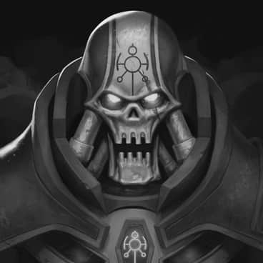 Necron Portrait by Tair Faradjov (ARTTAiR | GrumpyVivec | _arttair_)