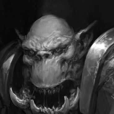 Ork Portrait by FESBRA (Fesbra_illust | Fesbra_Illustration)