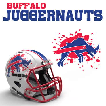 Buffalo Juggernauts 40K NFL Logo by Casey Landreth (eCOG Media | 40k_gallery)