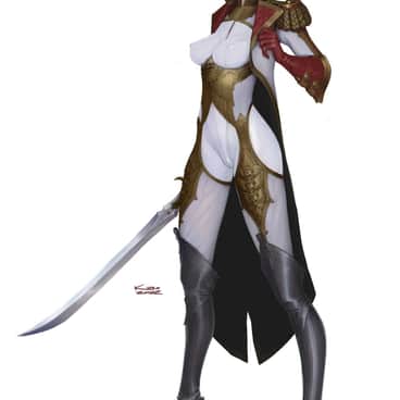 Captain Hanna Ozornova by Alexey Kropachev (Khantian)