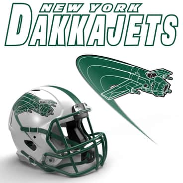 New York Dakkajets 40K NFL Logo by Casey Landreth (eCOG Media | 40k_gallery)