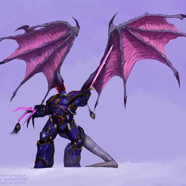 Night Lords Daemon Prince by Alexey Potorochin (artistpotorochin)