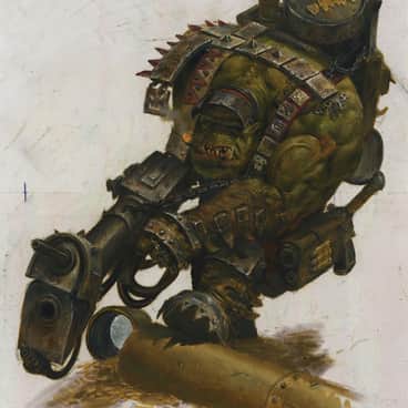 Ork Burna by Adrian Smith (adriansmithartist)