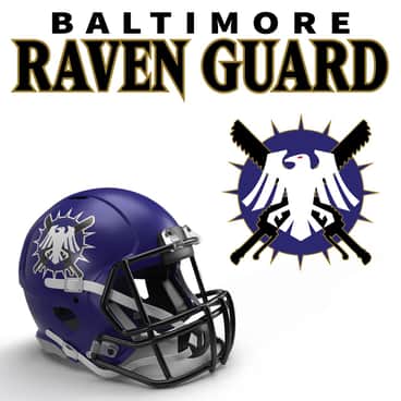 Baltimore Raven Guard 40K NFL Logo by Casey Landreth (eCOG Media | 40k_gallery)