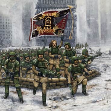 8th Cadia Regiment by Jiwon Kim (lathander_painter | lathander1987 | lathander87)
