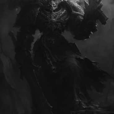 Chaos Space Marines Sorcerer by Ivan Dedov (Bardofsky | ivandedovart)