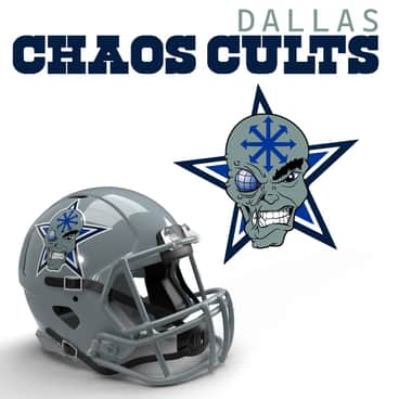 Dallas Chaos Cults 40K NFL Logo by Casey Landreth (eCOG Media | 40k_gallery)