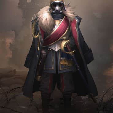 Death Korps of Krieg Officer by Anastasia Mardumova (Laethain | artlaeth | Anastasia Laethain)
