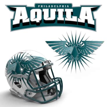 Philadelphia Aquila 40 NFL Logo by Casey Landreth (eCOG Media | 40k_gallery)