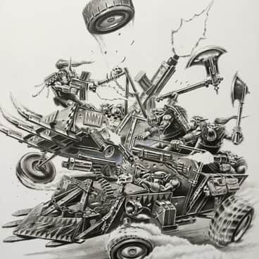 Gorkamorka: Ork Warbuggy by John Wigley (Wiggers123 | jgwigley)