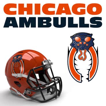 Chicago Ambulls 40K NFL Logo by Casey Landreth (eCOG Media | 40k_gallery)