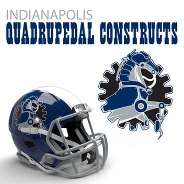 Indianapolis Quadrupedal Constructs 40K NFL Logo by Casey Landreth (eCOG Media | 40k_gallery)
