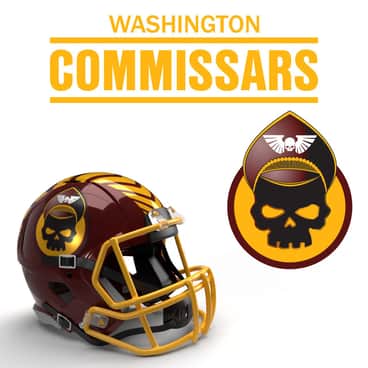Washington Commissars 40K NFL Logo by Casey Landreth (eCOG Media | 40k_gallery) | Washington Commissars 40K NFL Logo by Casey Landreth (eCOG Media | 40k_gallery)