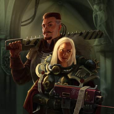 Exploring the Space Hulk by Darko Stojanović (darko_stojanovic_art | DarkoS_Art)