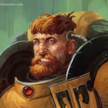 Imperial Fists: Fafnir Rann by Darko Stojanović (darko_stojanovic_art | DarkoS_Art)