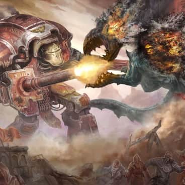 Knight Vs Megafauna by Sam Manley (sammanley | midnightillustration)