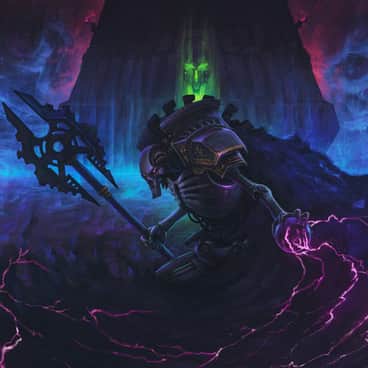 Necron Lord by Dmitrii Ustinov (nightdrawinger)