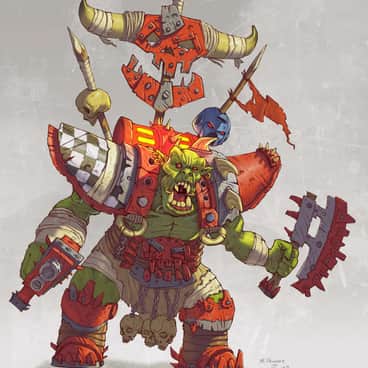 Ork Warboss by Muhammet Feyyaz (muhammedfeyyaz)