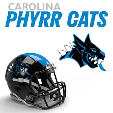 Carolina Phyrr Cats 40K NFL Logo by Casey Landreth (eCOG Media | 40k_gallery)