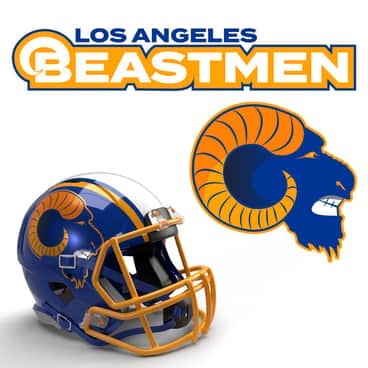 Los Angeles Beastmen 40K NFL Logo by Casey Landreth (eCOG Media | 40k_gallery)