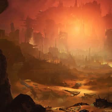 Ash Barrens by Sergei Panin (LeoluchGG | Speed3DP | leoluch.art)