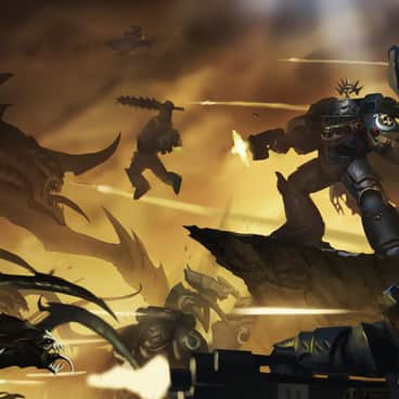 Astartes vs Tyranids by Isaac Luna