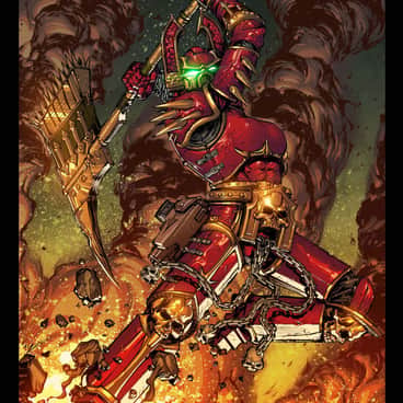 Female Kharn the Betrayer by Carlos Moreno D. (carlosmoreno335 | CarlosMorenoD-Art | carlosmorenod_art)