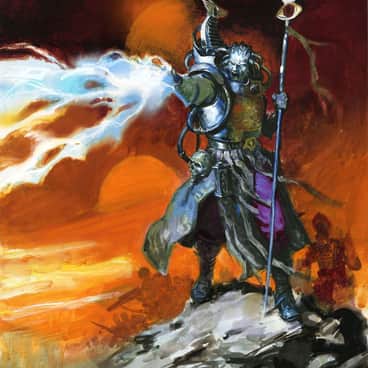 Imperial Guard Psyker by Thomas Elliott (thomas.elliott.art | telliottart)