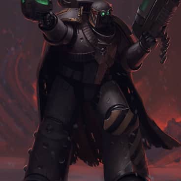 Iron Warrior Dude by Konstantin Void (MrCoon | kookoudge | konstantinvoid)