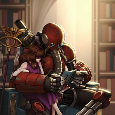 Library by Tamara Husarieva (zliva_art | zliva)