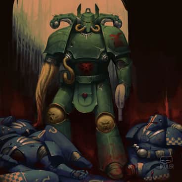 Old School Chaos Marine by Bojler b (Bojler_ | Bojlero | Bojlero1)
