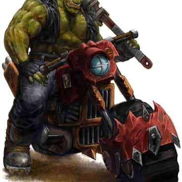 Ork Warbiker by Frost Llamzon (FrostLlamzon)