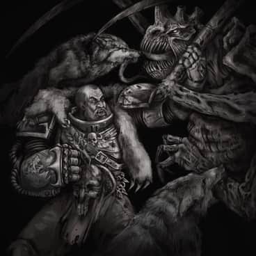 Space Wolf Vs Tyranid by Julien Yassin Chevalier