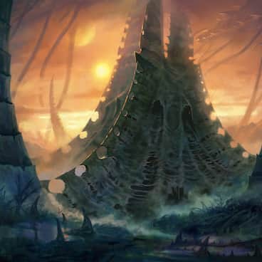 Tyranid Mountain by Diego Gisbert Llorens (diegogisbertllorens | gisbertlloren)
