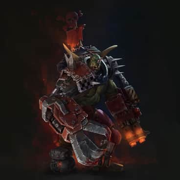 Ork Warboss by Ivan Ozyumov (ozyumov | Иван Озюмов)