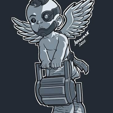 Ammo Cherub by Judd Abinuman (scaredbiker | freelancer3070)