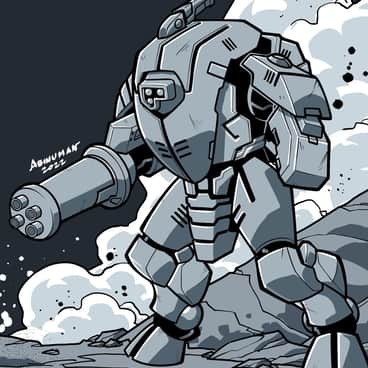 T’au Battlesuit by Judd Abinuman (scaredbiker | freelancer3070)