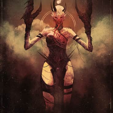 Daemonette of Slaanesh by Daniel Vega (The Codex Noirmatic | codexnoirmatic | noirmatic)