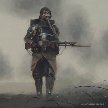 Krieg Guardsman by Hector Martínez (munchingbiceps | KekitronM)