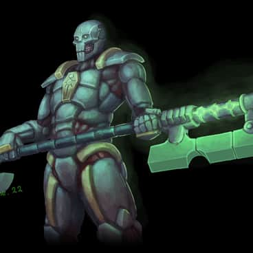 Necron Pariah by Dicey June (MistyMiasma)
