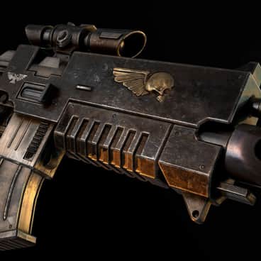 Space Marine Bolter by Mark Ranson (Inspired Polygons)