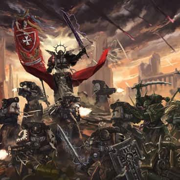 Black Templars vs Death Guard by Judas Chaban (Ariel Sosa | arielscar_art)