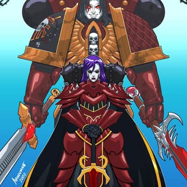 Blessing of Khorne by Judd Abinuman (scaredbiker | freelancer3070)