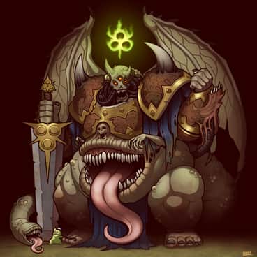 Daemon Prince of Nurgle by Taylor Schmidt (Blazbaros | Blaz baros)